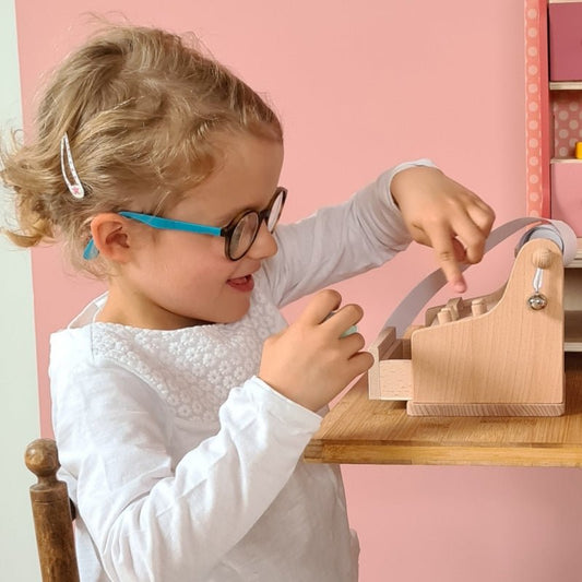 EGMONT TOYS | WOODEN PLAY CASH REGISTER by EGMONT TOYS - The Playful Collective
