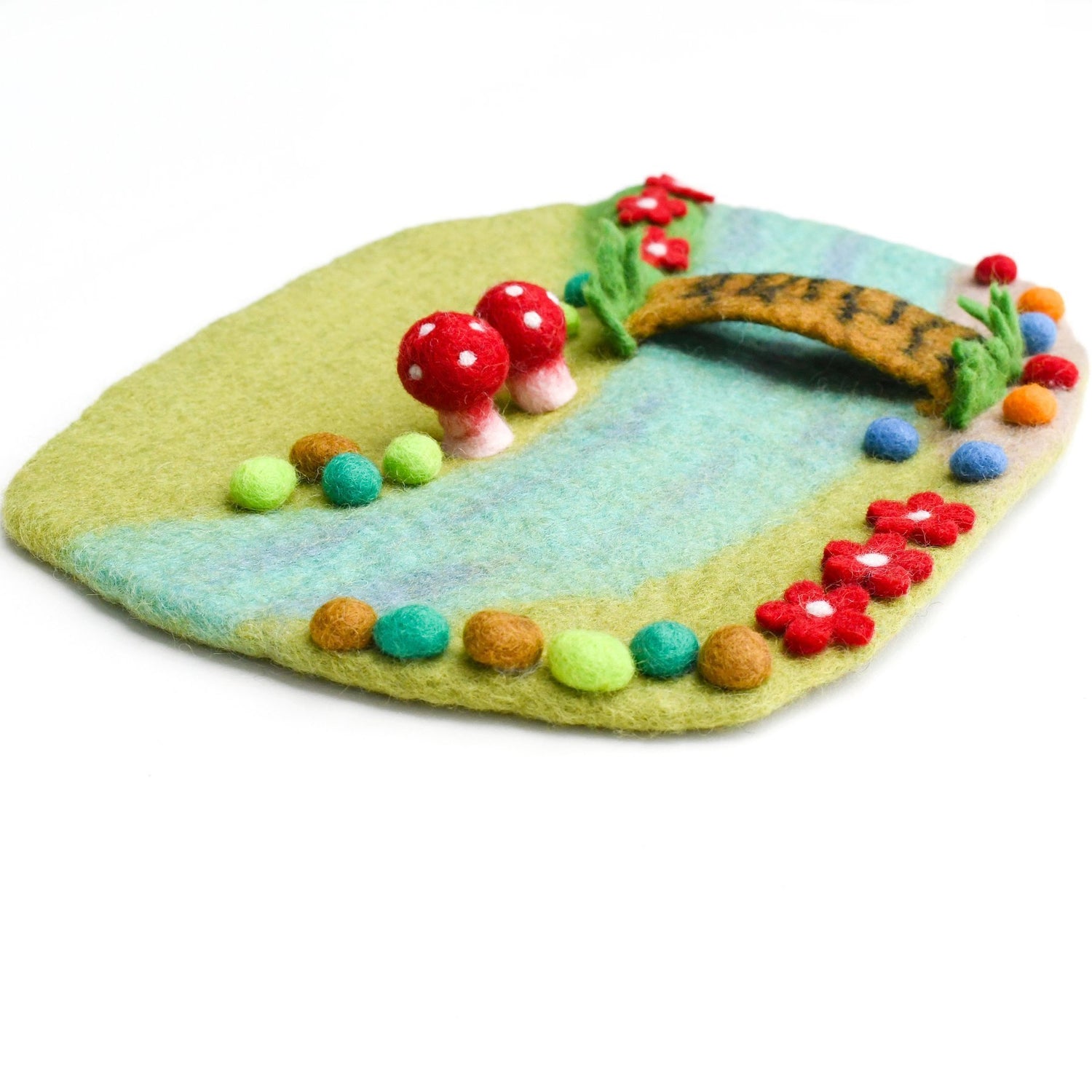 FAIRY RIVER AND BRIDGE PLAY MAT PLAYSCAPE by TARA TREASURES - The Playful Collective