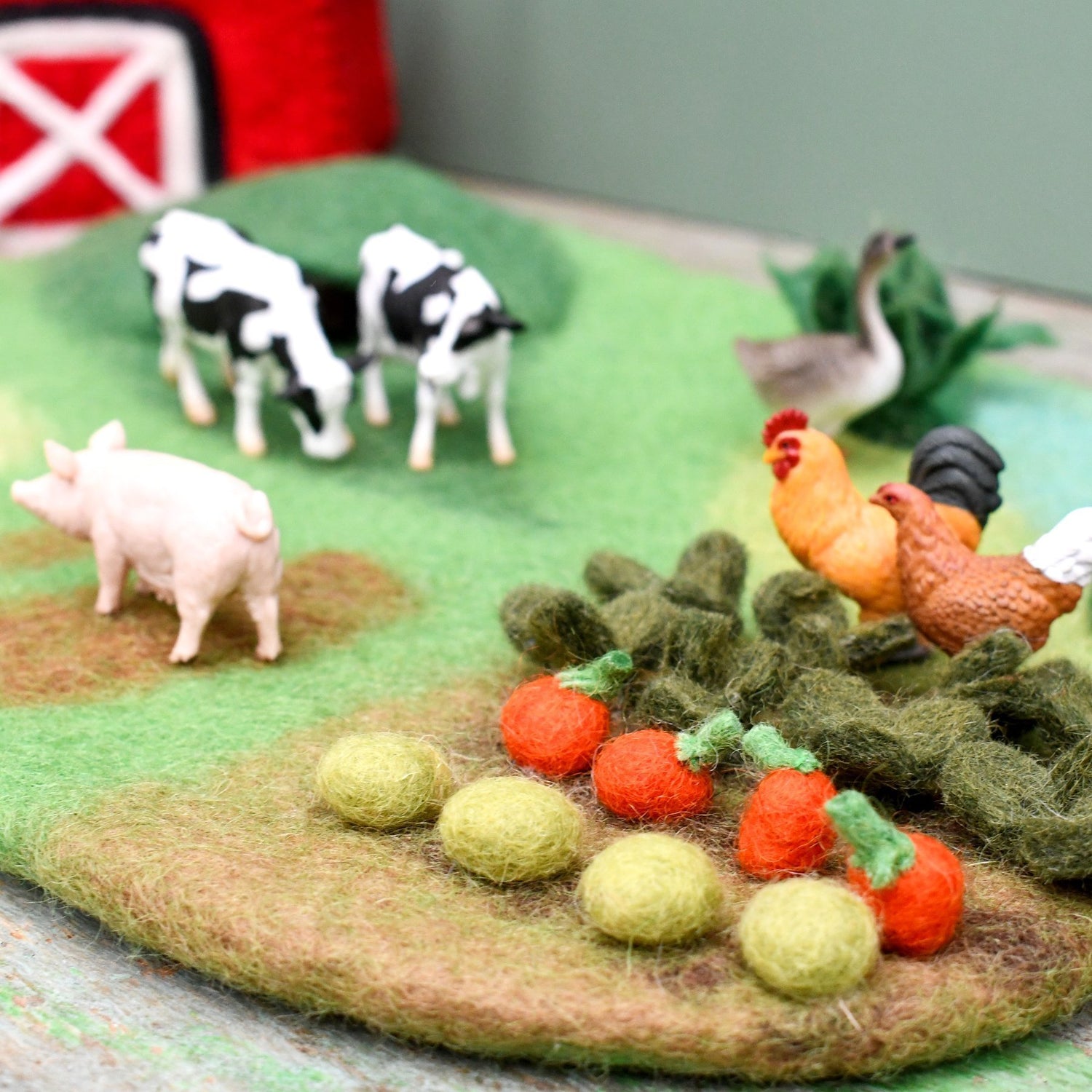 FARM FELT PLAY MAT PLAYSCAPE by TARA TREASURES - The Playful Collective