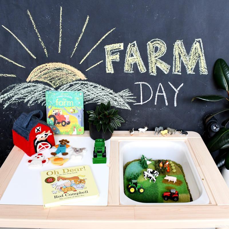 Farm Felt Play Mat Playscape by Tara Treasures | The Playful Collective