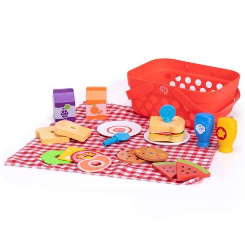 FAT BRAIN TOYS | PRETENDABLES PICNIC BASKET SET by FAT BRAIN TOYS - The Playful Collective