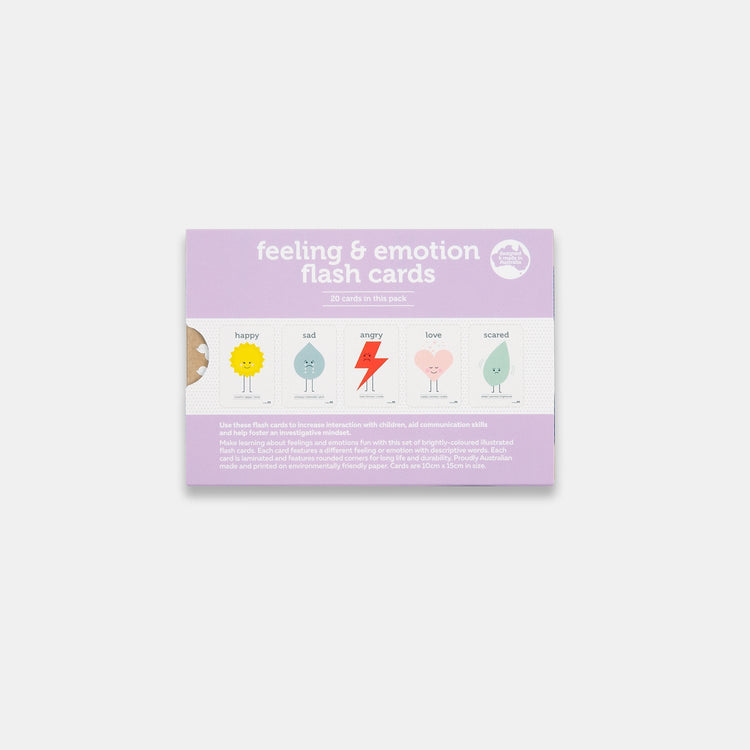 FEELING & EMOTION FLASH CARDS by TWO LITTLE DUCKLINGS - The Playful Collective