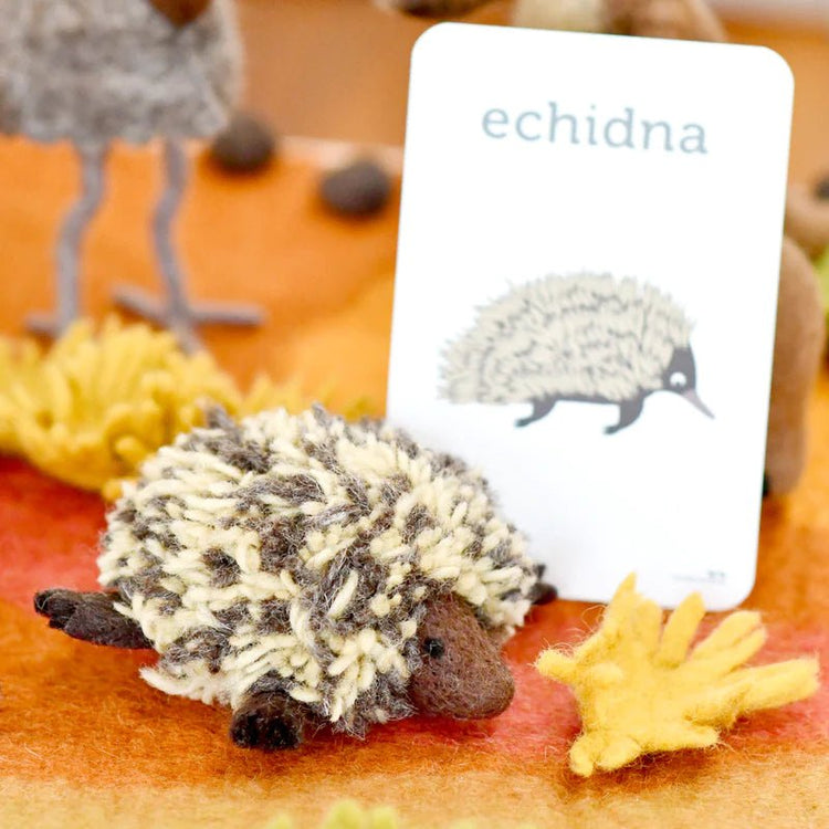 FELT ECHIDNA TOY (AUSTRALIAN ANIMAL) by TARA TREASURES - The Playful Collective