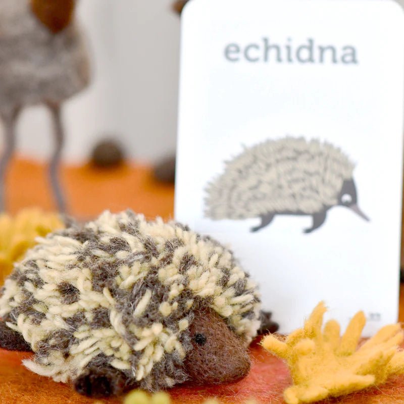 FELT ECHIDNA TOY (AUSTRALIAN ANIMAL) by TARA TREASURES - The Playful Collective