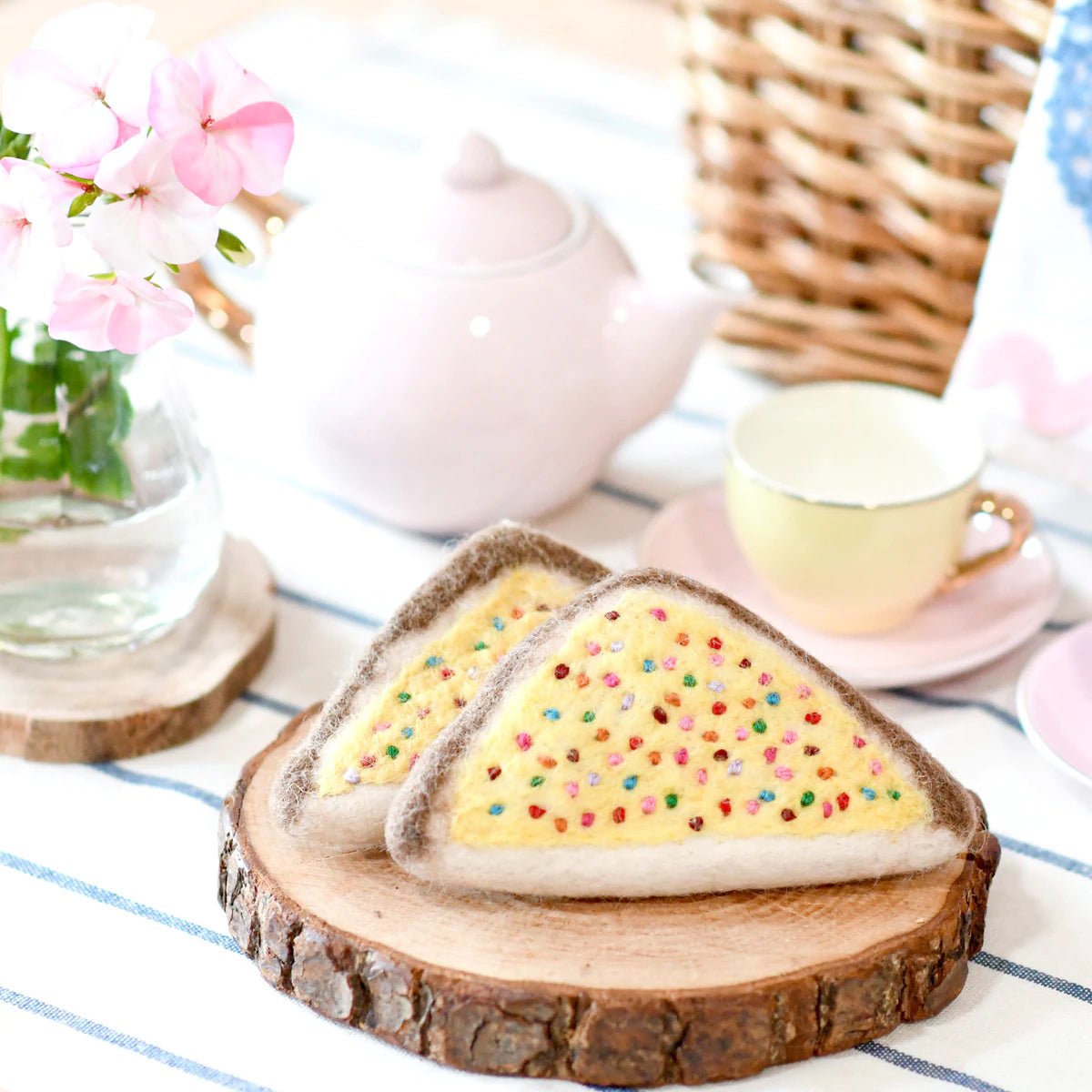 FELT FAIRY BREAD (SET OF 2) by TARA TREASURES - The Playful Collective