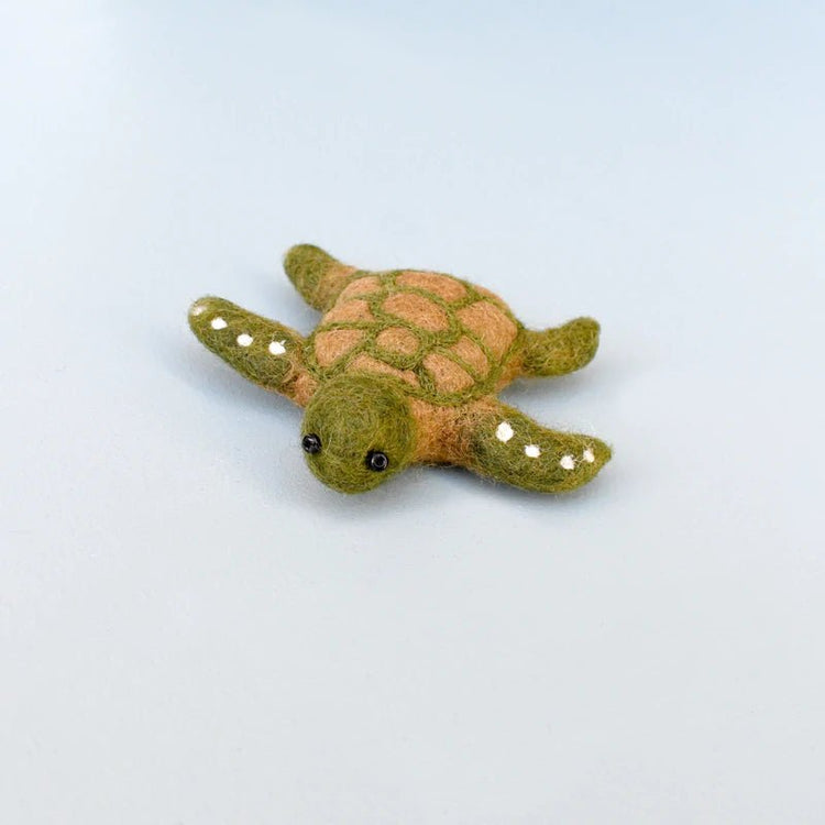 FELT GREEN SEA TURTLE by TARA TREASURES - The Playful Collective