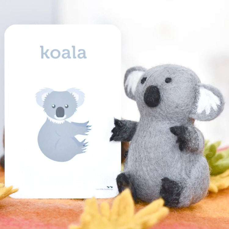 FELT KOALA TOY (AUSTRALIAN ANIMAL) by TARA TREASURES - The Playful Collective