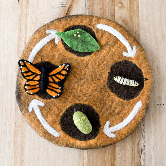 FELT LIFECYCLE TRAY PLAYMAT (EARTH) by TARA TREASURES - The Playful Collective