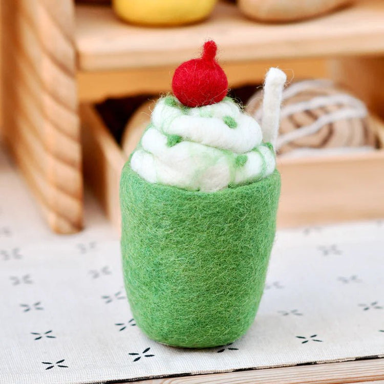 FELT SHAMROCK MINT MILKSHAKE by TARA TREASURES - The Playful Collective