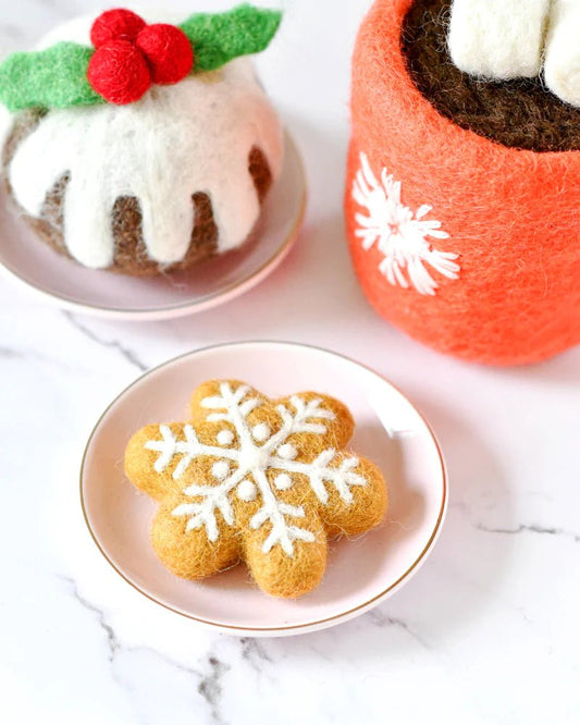 FELT SNOWFLAKE COOKIE by TARA TREASURES - The Playful Collective