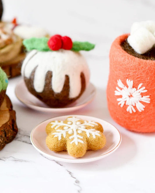 FELT SNOWFLAKE COOKIE by TARA TREASURES - The Playful Collective