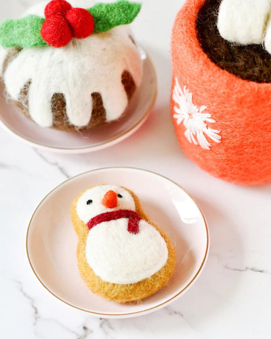 FELT SNOWMAN COOKIE by TARA TREASURES - The Playful Collective