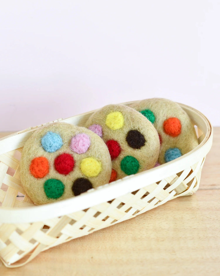 FELT SOFT M&M COLOURFUL COOKIE by TARA TREASURES - The Playful Collective