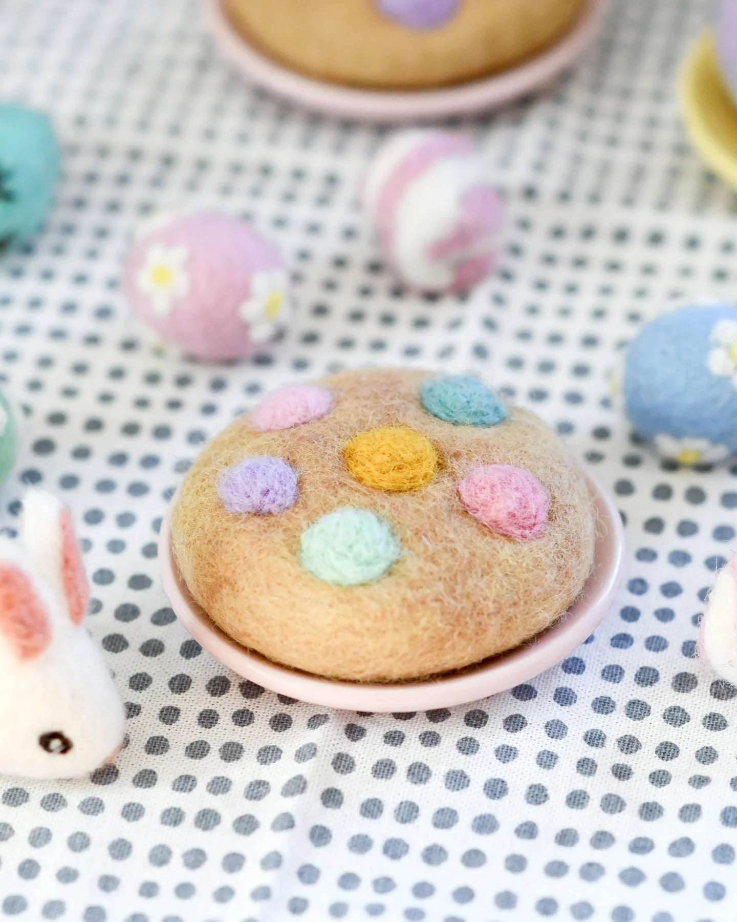 FELT SOFT M&M PASTEL COOKIE by TARA TREASURES - The Playful Collective