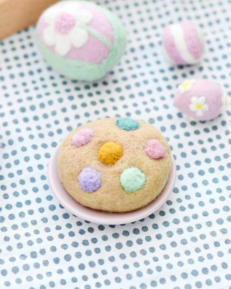 FELT SOFT M&M PASTEL COOKIE by TARA TREASURES - The Playful Collective