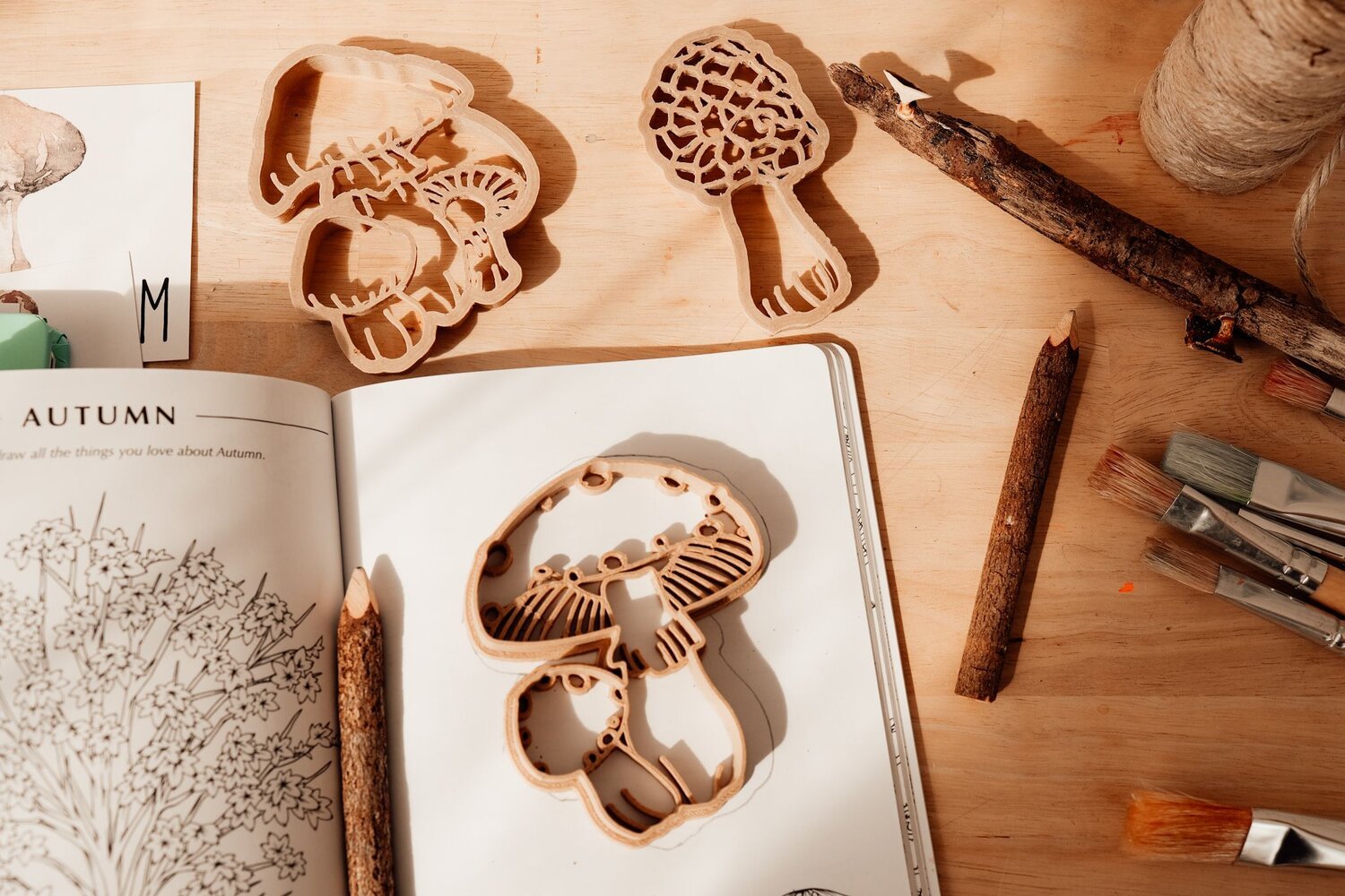 FIELD MUSHROOM ECO CUTTER by KINFOLK PANTRY - The Playful Collective