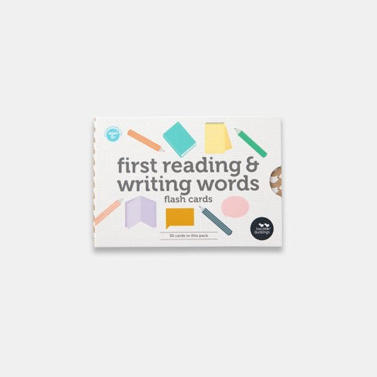 FIRST READING AND WRITING WORDS FLASH CARDS by TWO LITTLE DUCKLINGS - The Playful Collective
