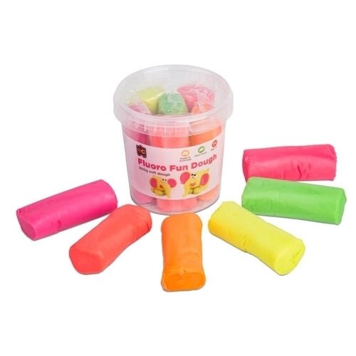 FUN DOUGH 900G TUB Fluoro by EDUCATIONAL COLOURS - The Playful Collective