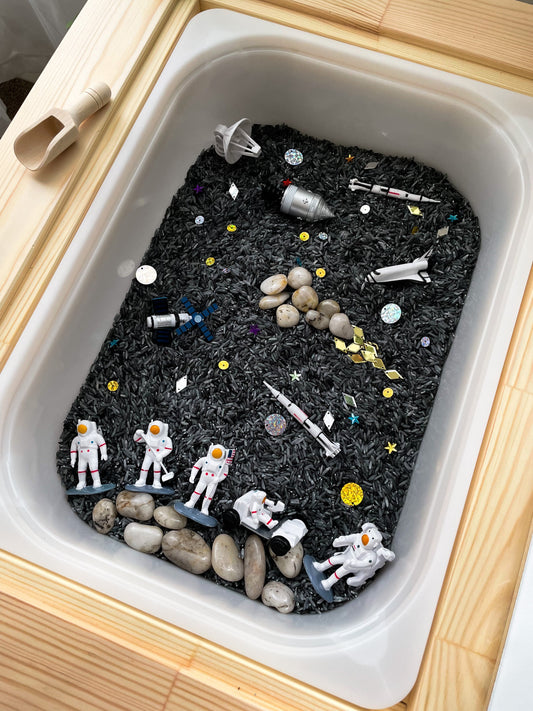 GALAXY EXPLORERS SMALL WORLD SENSORY KIT Include Container by THE PLAYFUL COLLECTIVE - The Playful Collective