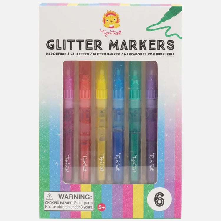 GLITTER MARKERS *PRE-ORDER* by TIGER TRIBE - The Playful Collective