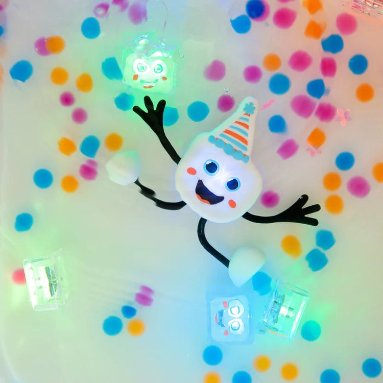 GLO PALS | *NEW DESIGN* LIGHT-UP SENSORY CUBES CHARACTER SET - PARTY PAL (MULTICOLOUR) by GLO PALS - The Playful Collective