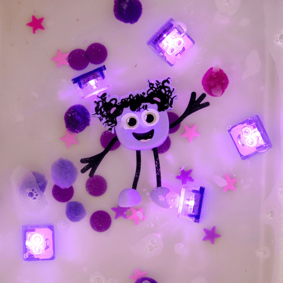GLO PALS | *NEW DESIGN* LIGHT-UP SENSORY CUBES - LUMI (PURPLE) *PRE-ORDER* by GLO PALS - The Playful Collective