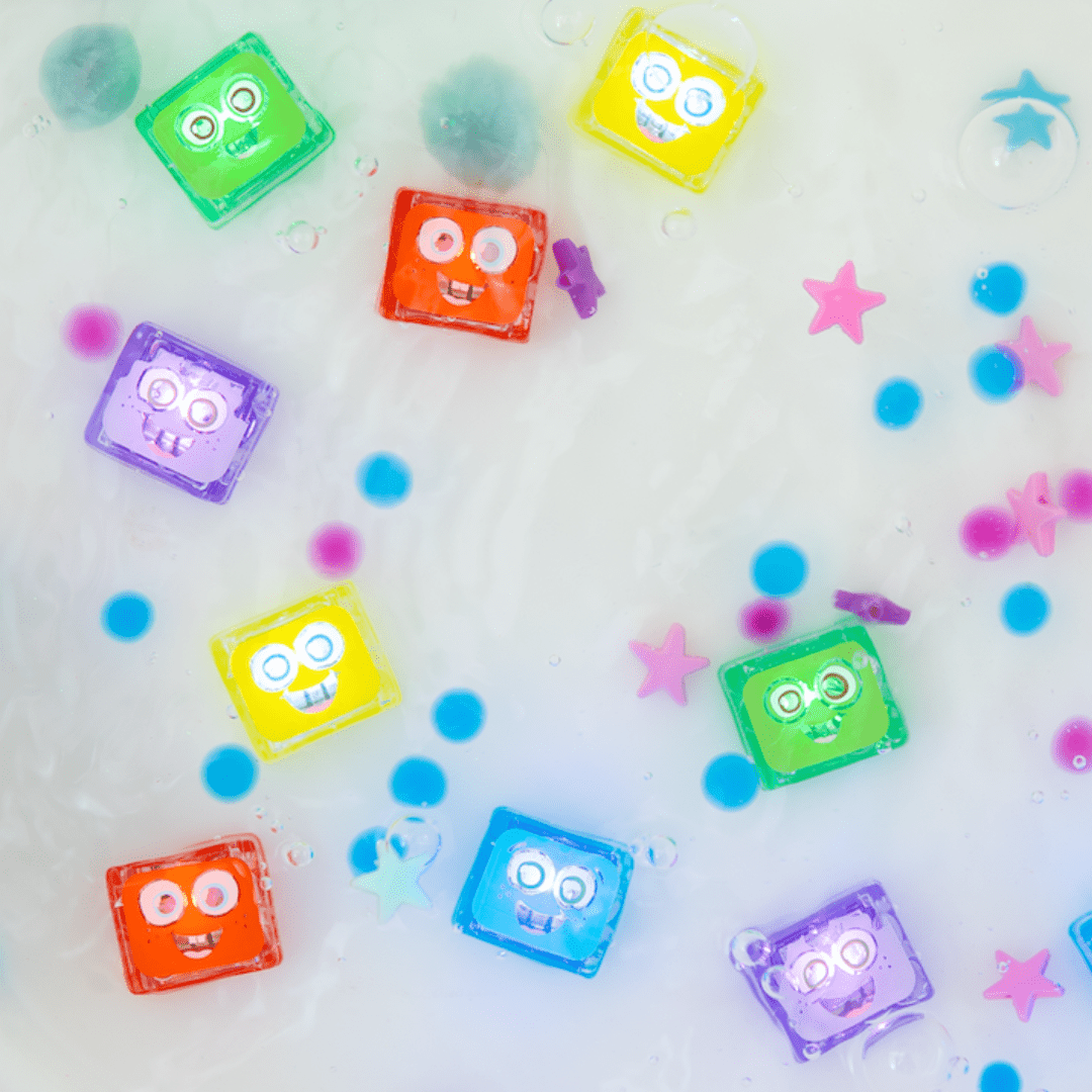 GLO PALS | *NEW DESIGN* LIGHT-UP SENSORY CUBES - PARTY PAL (MULTICOLOUR) *PRE-ORDER* by GLO PALS - The Playful Collective