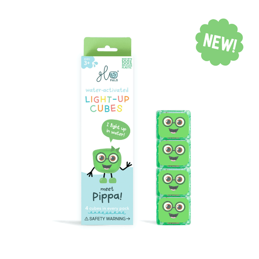 GLO PALS | *NEW DESIGN* LIGHT-UP SENSORY CUBES - PIPPA (GREEN) *PRE-ORDER* by GLO PALS - The Playful Collective