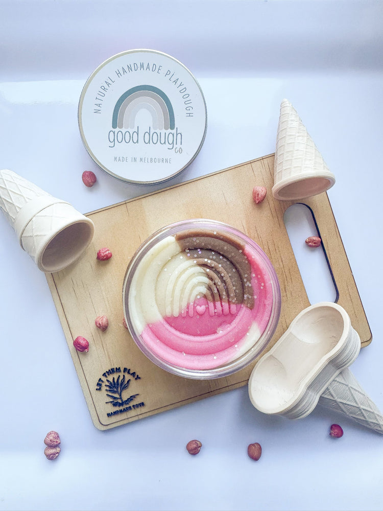 GOOD DOUGH CO | ICE-CREAM PLAYDOUGH | NEAPOLITAN *PRE-ORDER* by GOOD DOUGH CO - The Playful Collective