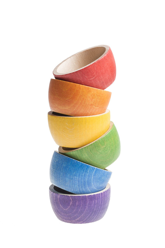 GRAPAT BOWLS COLOURED (6 PIECES) by GRAPAT - The Playful Collective