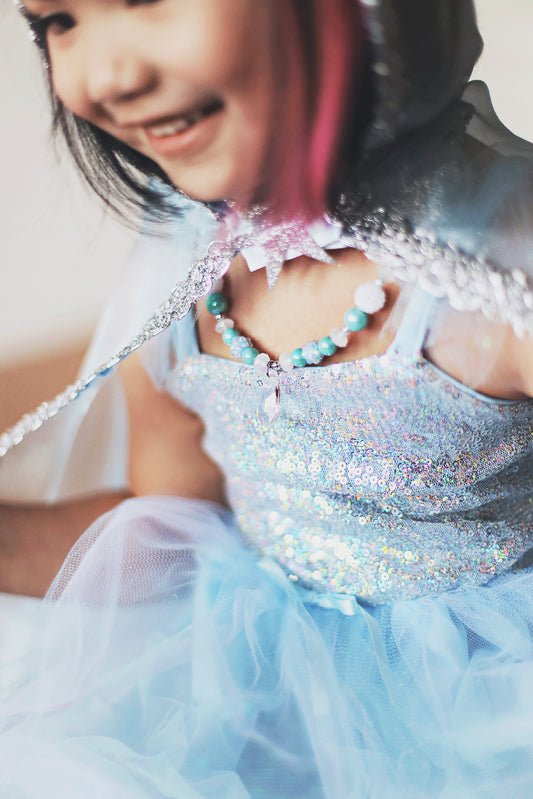 GREAT PRETENDERS | BLUE SEQUINS PRINCESS DRESS - SIZE 3-4 by GREAT PRETENDERS - The Playful Collective