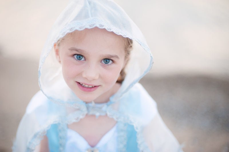 GREAT PRETENDERS | BLUE & SILVER SNOW QUEEN CAPE - SIZE 3-4 by GREAT PRETENDERS - The Playful Collective