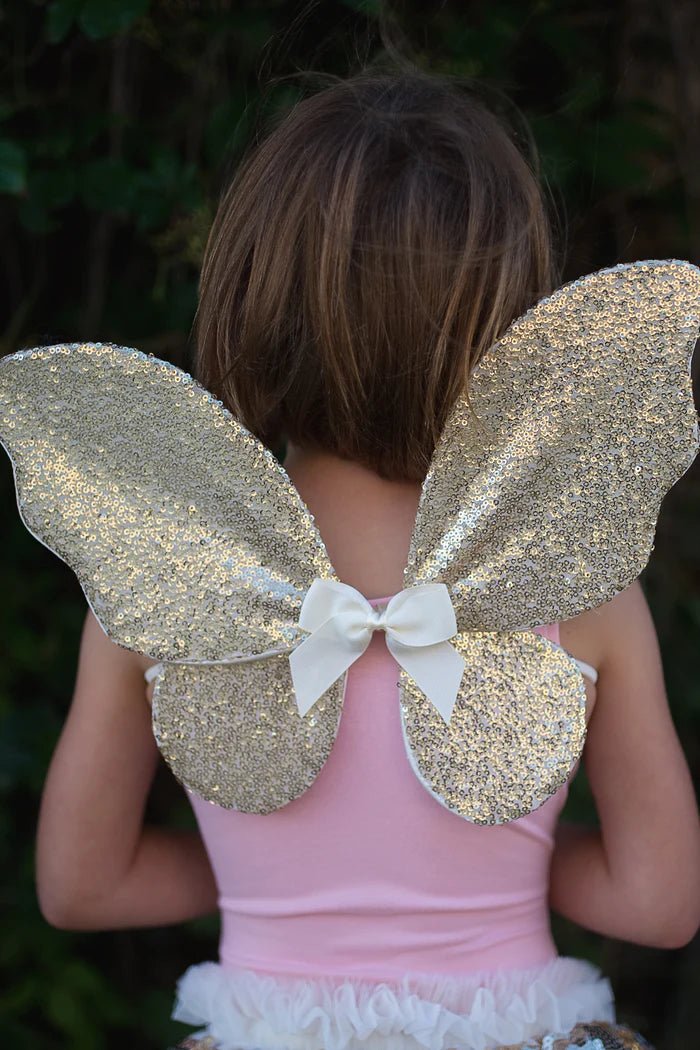 GREAT PRETENDERS | GRACIOUS GOLD SEQUINS SKIRT, WINGS & WAND SET - SIZE 4-6 *PRE-ORDER* by GREAT PRETENDERS - The Playful Collective