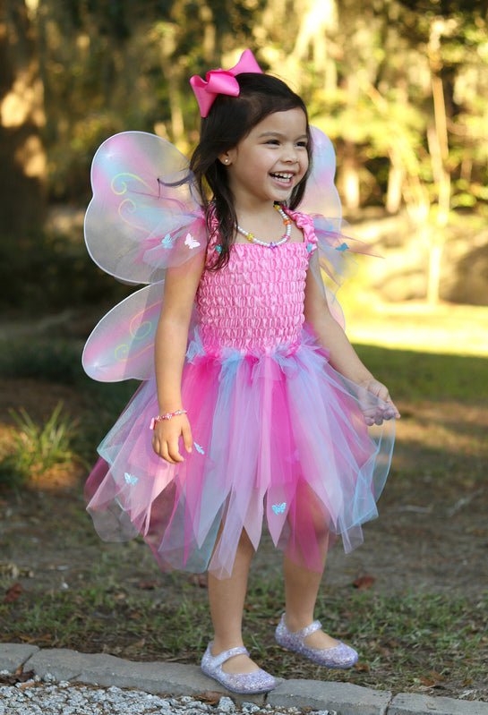 GREAT PRETENDERS | PINK BUTTERFLY DRESS WITH WINGS & WAND - SIZE 5-6 by GREAT PRETENDERS - The Playful Collective