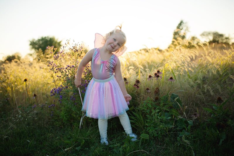 GREAT PRETENDERS | RAINBOW SEQUINS SKIRT WITH WINGS & WAND - SIZE 4-6 by GREAT PRETENDERS - The Playful Collective