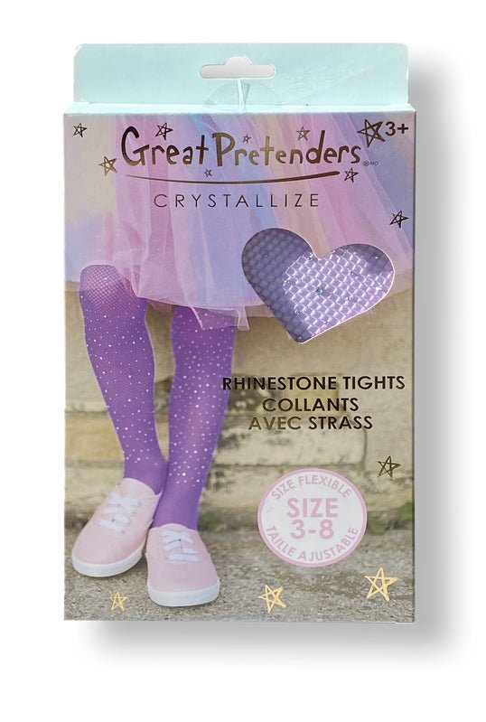 GREAT PRETENDERS | RHINESTONE TIGHTS - LILAC by GREAT PRETENDERS - The Playful Collective