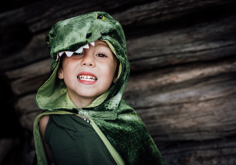GREAT PRETENDERS | T-REX HOODED CAPE - SIZE 4-5 by GREAT PRETENDERS - The Playful Collective