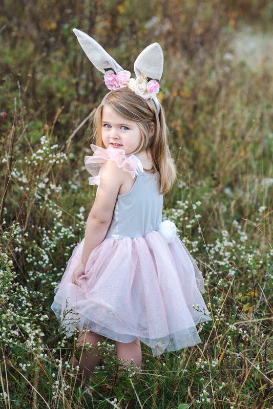 GREAT PRETENDERS | WOODLAND BUNNY DRESS & HEADPIECE - SIZE 3-4 by GREAT PRETENDERS - The Playful Collective