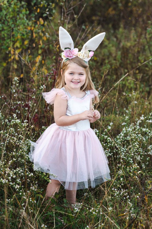 GREAT PRETENDERS | WOODLAND BUNNY DRESS & HEADPIECE - SIZE 3-4 by GREAT PRETENDERS - The Playful Collective