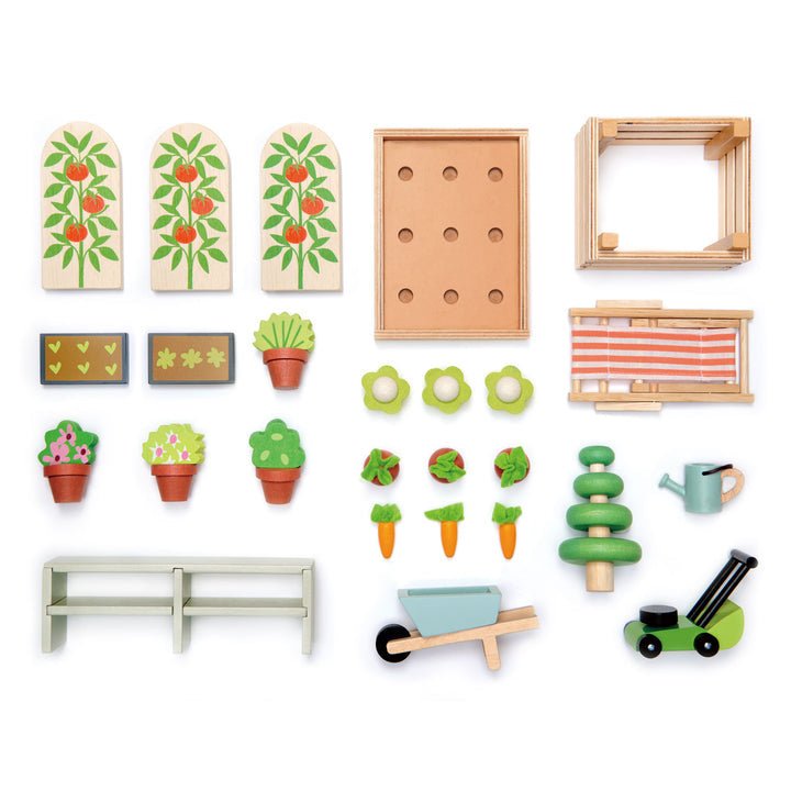 GREENHOUSE WITH GARDEN SET by TENDER LEAF TOYS - The Playful Collective