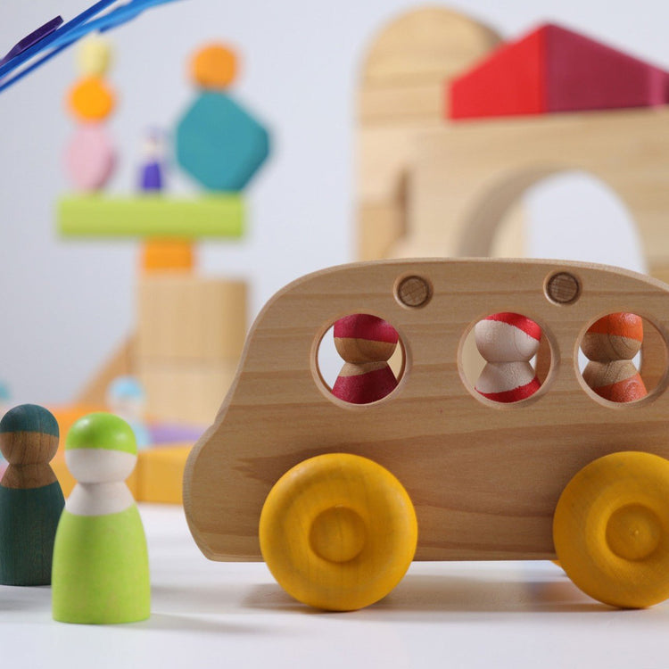 GRIMM'S | 12 RAINBOW FRIENDS - RAINBOW by GRIMM'S WOODEN TOYS - The Playful Collective