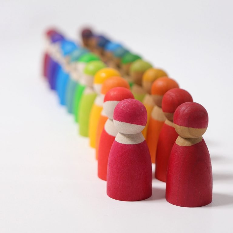 GRIMM'S | 12 RAINBOW FRIENDS - RAINBOW by GRIMM'S WOODEN TOYS - The Playful Collective