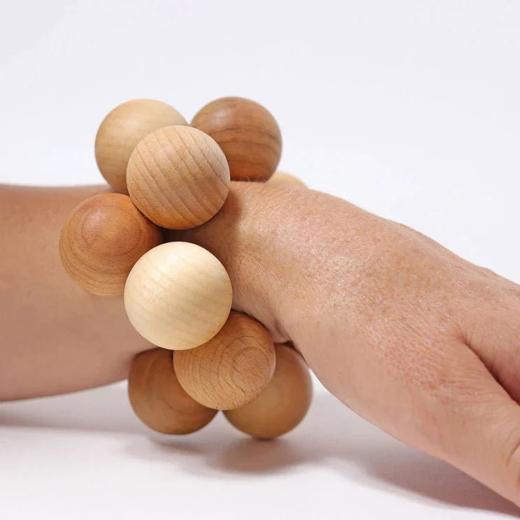 GRIMM'S | BEADS GRASPER - NATURAL by GRIMM'S WOODEN TOYS - The Playful Collective