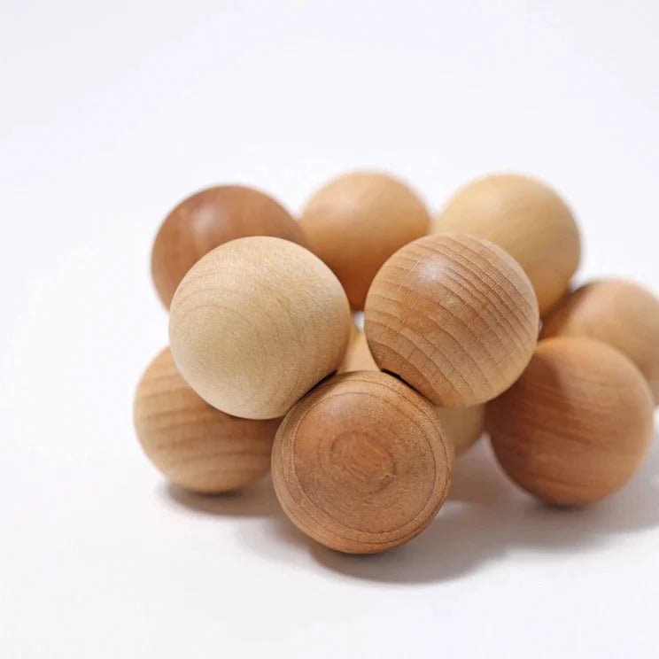 GRIMM'S | BEADS GRASPER - NATURAL by GRIMM'S WOODEN TOYS - The Playful Collective