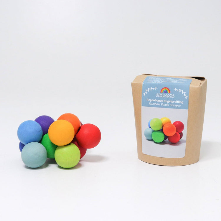 GRIMM'S | BEADS GRASPER - RAINBOW by GRIMM'S WOODEN TOYS - The Playful Collective