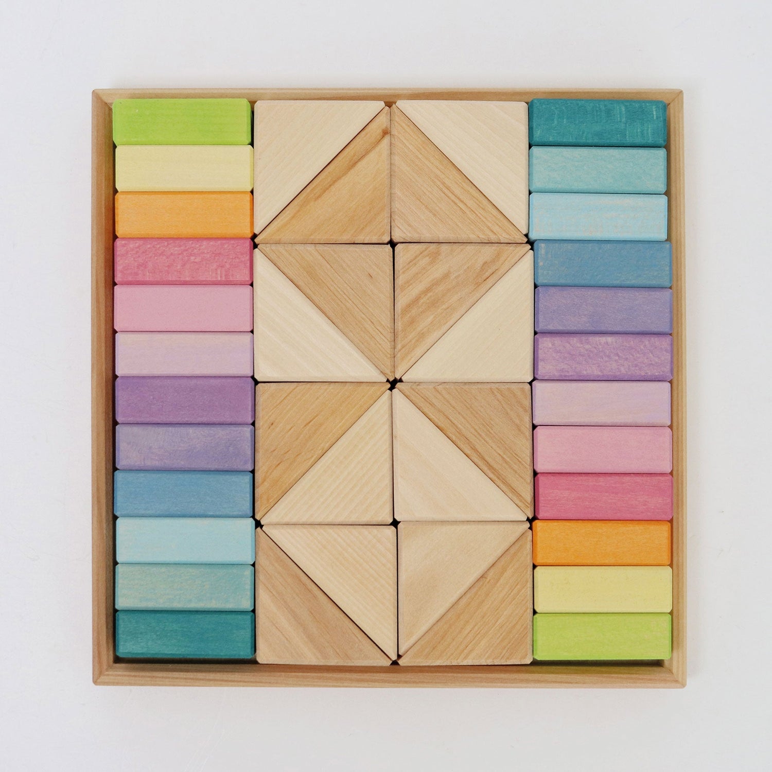 GRIMM'S | BUILDING SET PASTEL DUO by GRIMM'S WOODEN TOYS - The Playful Collective