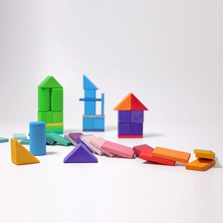 GRIMM'S | BUILDING SET SHAPES & COLOURS by GRIMM'S WOODEN TOYS - The Playful Collective