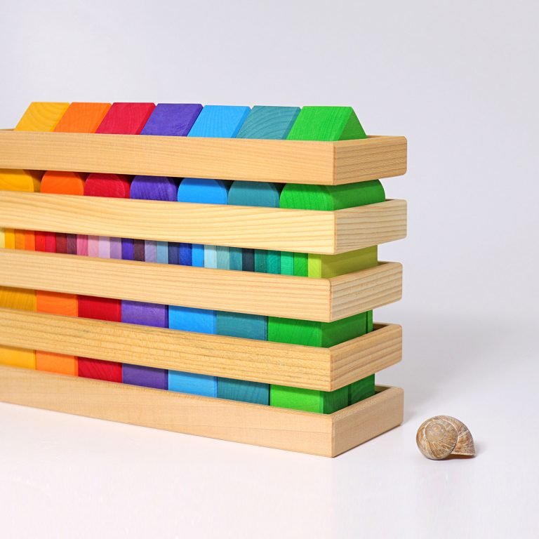 GRIMM'S | BUILDING SET SHAPES & COLOURS by GRIMM'S WOODEN TOYS - The Playful Collective