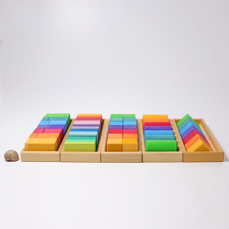 GRIMM'S | BUILDING SET SHAPES & COLOURS by GRIMM'S WOODEN TOYS - The Playful Collective