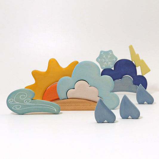 GRIMM'S | BUILDING SET WEATHER by GRIMM'S WOODEN TOYS - The Playful Collective